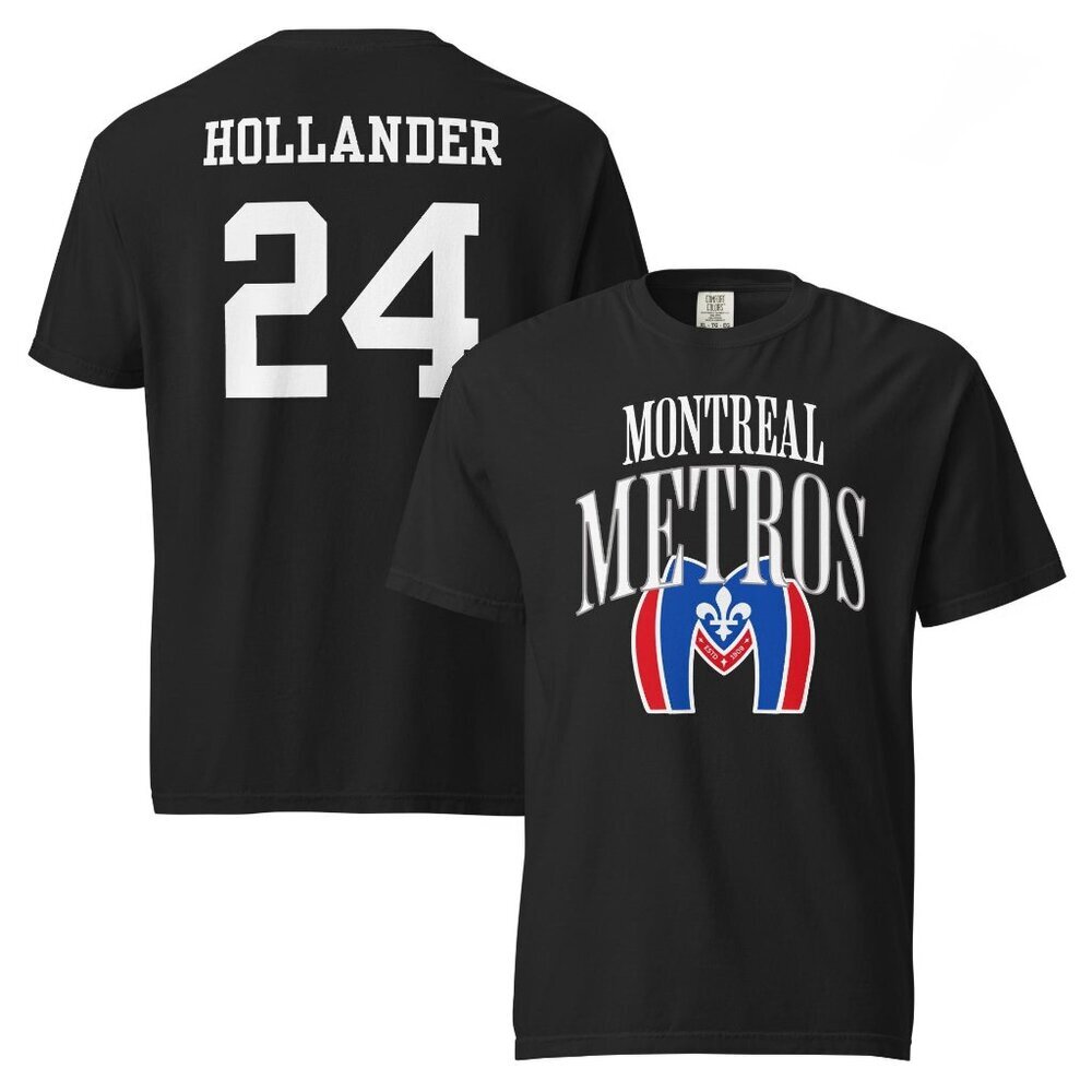 Montreal Metros Shane Hollander 24 Heated Rivalry Hockey T Shirt 91